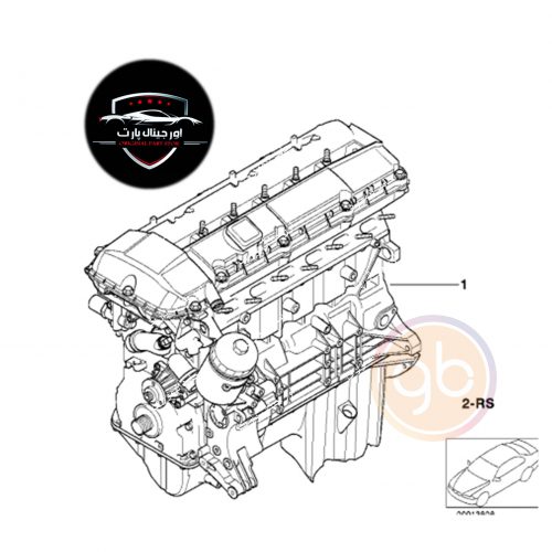 موتور کامل بی ام‌ و 525 / M54