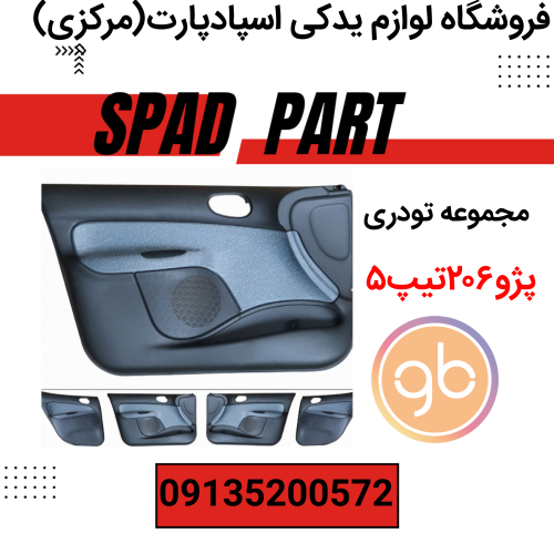 مجموعه تودری پژو 206 تیپ 5