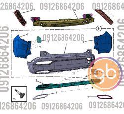 دیفیوزر سپر عقب ریرا