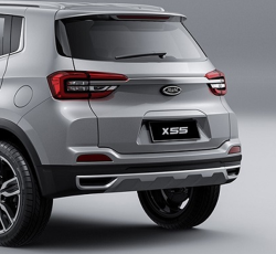 شبرنگ سپر عقب ام وی ام X55